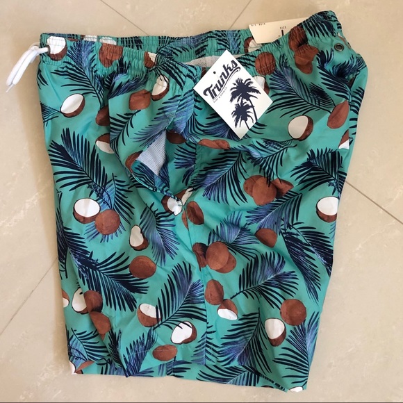 Men's Swim Trunks Quick Dry Shorts with Pockets - Picture 3 of 6